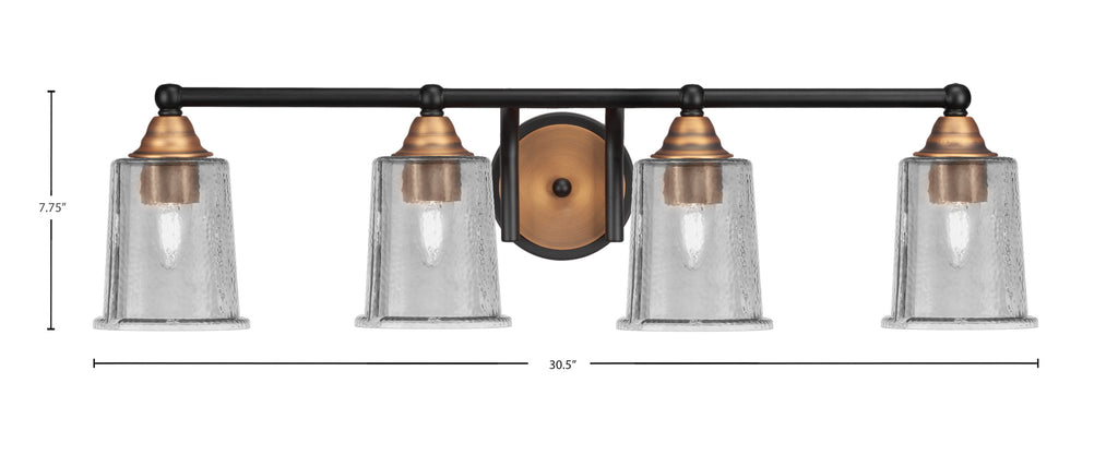 Toltec Lighting | 3424-MBBR-5032