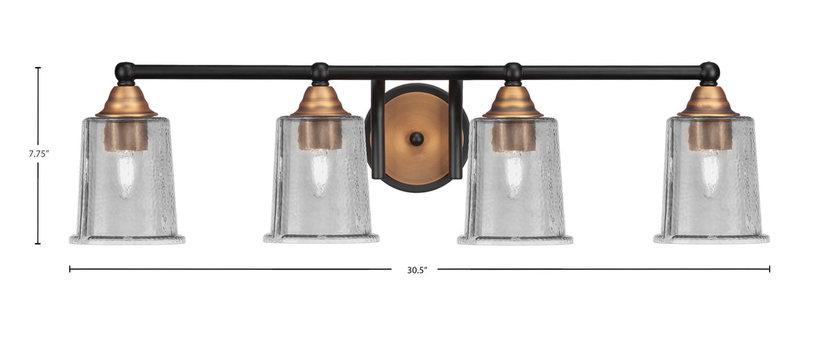 Toltec Lighting | 3424-MBBR-5032