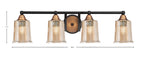 Toltec Lighting | 3424-MBBR-5033