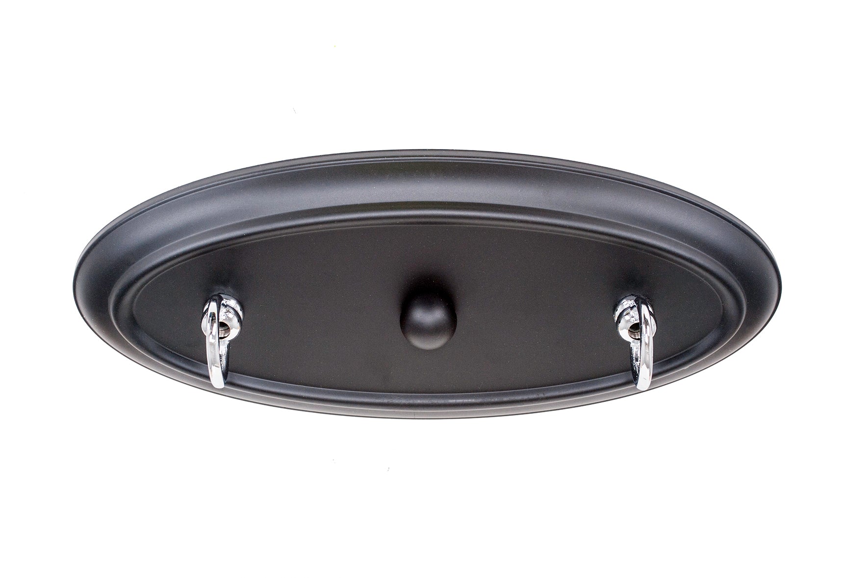 Oxford Four Light Bar in Chrome & Matte Black with 16" White Marble Shade