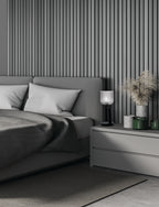 Cavella One Light Table Lamp in Matte Black with 7" Smoke Textured Shade
