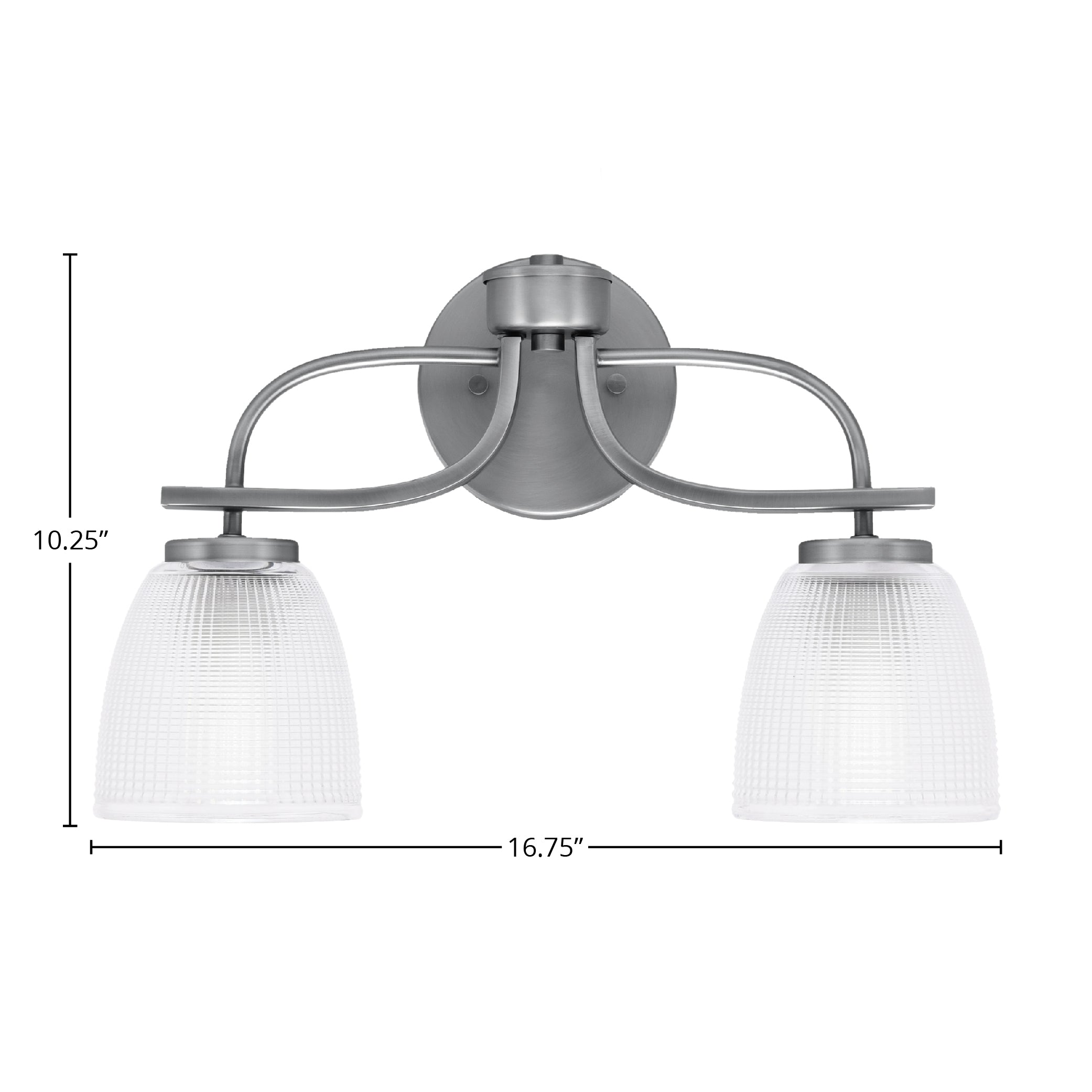 Cavella Four Light Chandelier in Graphite with 5" Clear Ribbed Shade