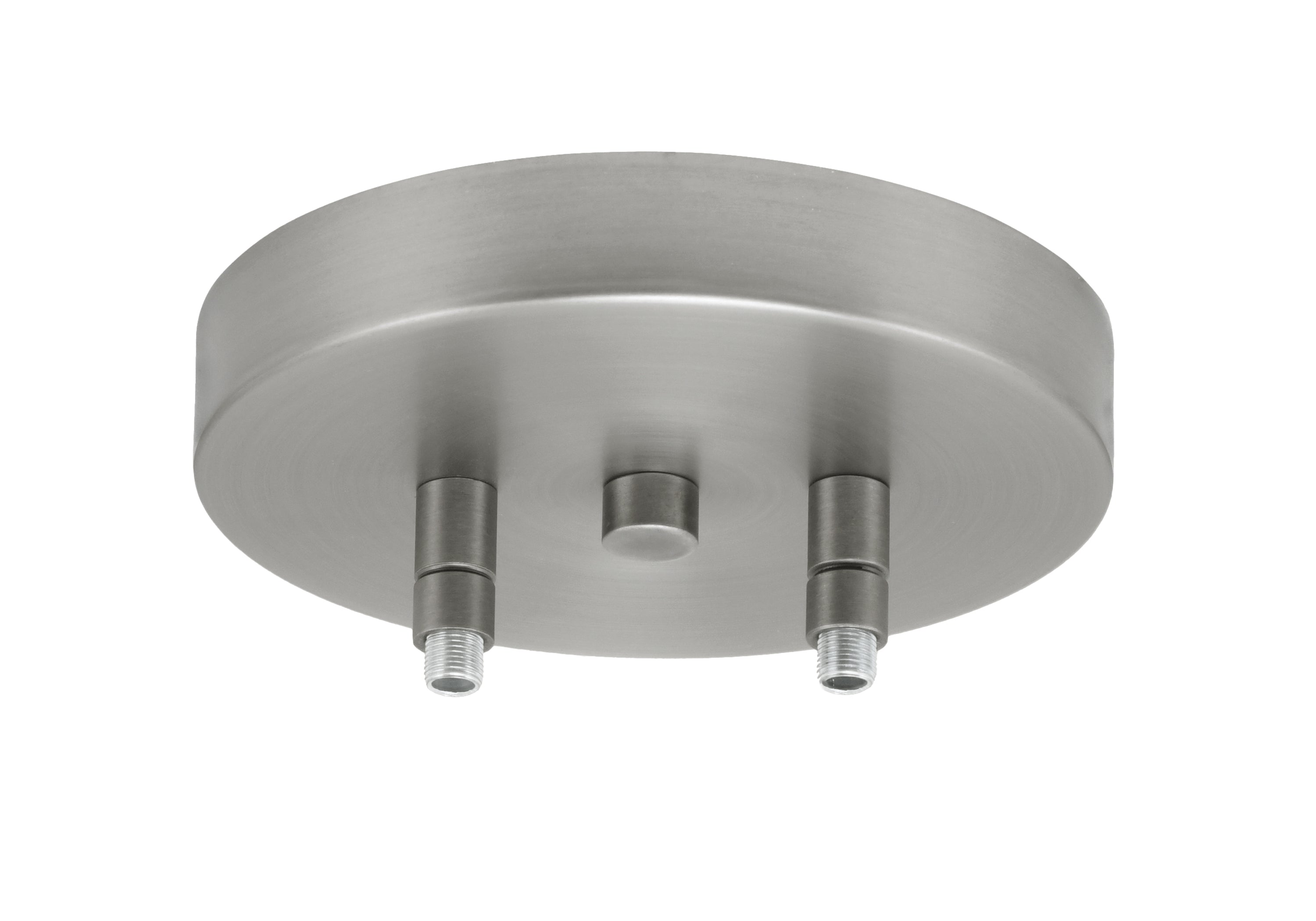 Cavella Three Light Island Pendant in Graphite with 7" Clear Bubble Shade