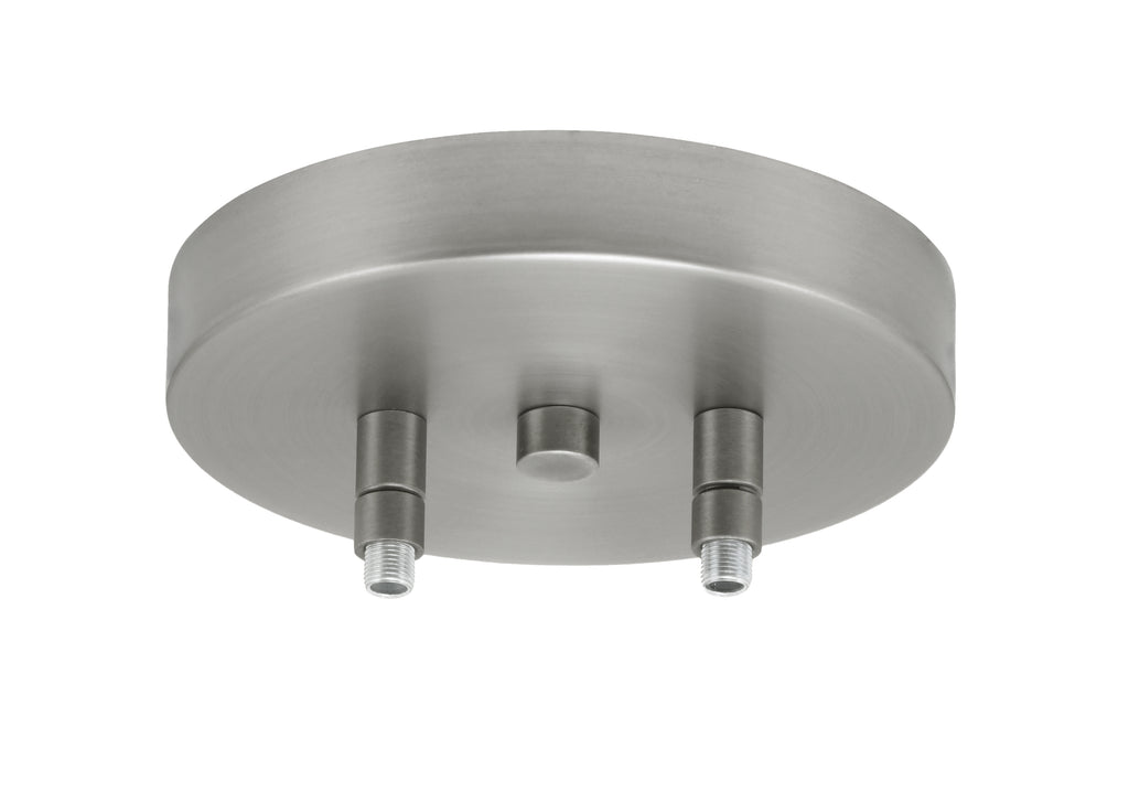 Cavella Three Light Island Pendant in Graphite with 5.75" White Marble Shade