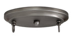 Square/Square Three Light Bar in Brushed Nickel with 14" Sky Ice Art Glass Shade