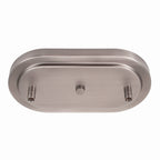 Tangent LED Billiard/Island in Brushed Nickel with 12" Brushed Nickel Metal Shade Shade