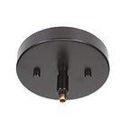 Atlas One Light Mini Pendant in Matte Black with 4" Onyx Swirl Shade