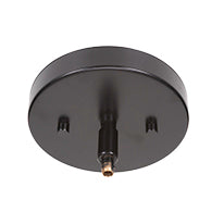 Atlas One Light Mini Pendant in Matte Black with 4" Black Matrix Shade