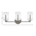 Atlas Three Light Bath Bar in Graphite with 4" White Marble Shade