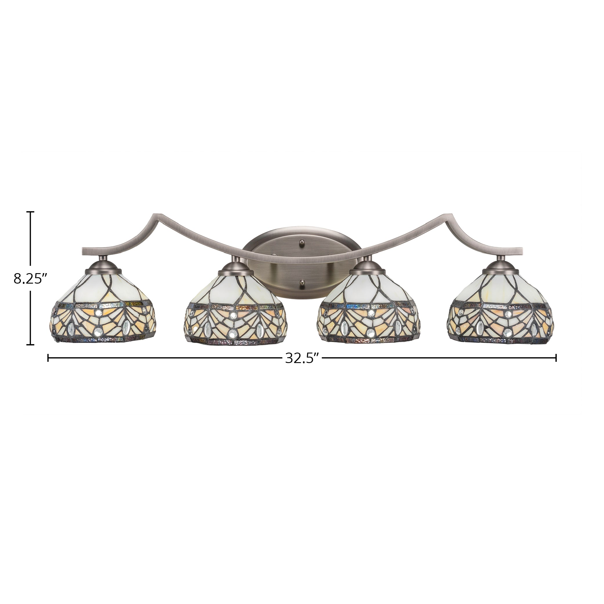 Zilo Four Light Bath Bar in Graphite with 7" Royal Merlot Art Glass Shade
