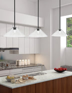 Sandia One Light Pendant in Matte Black & Graphite with Smoke Bubble Shade