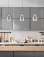 Sandia One Light Mini Pendant in Matte Black & Graphite with Graphite Metal Shade Shade