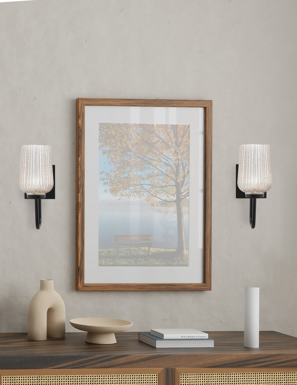 Sandia One Light Wall Sconce in Matte Black with Silver Textured Shade