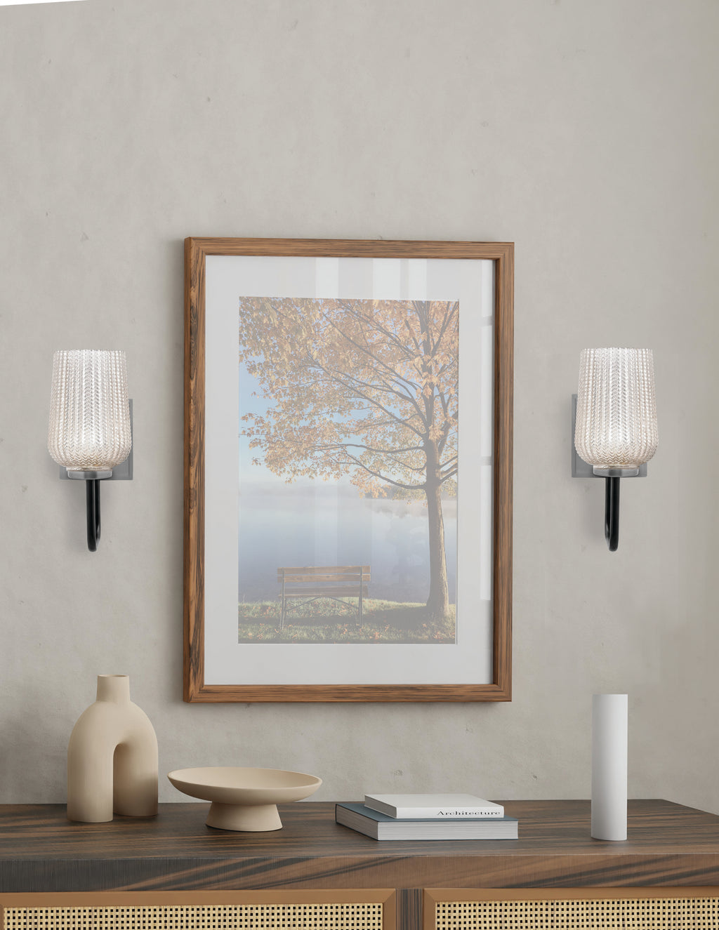 Sandia One Light Wall Sconce in Matte Black & Graphite with Silver Textured Shade