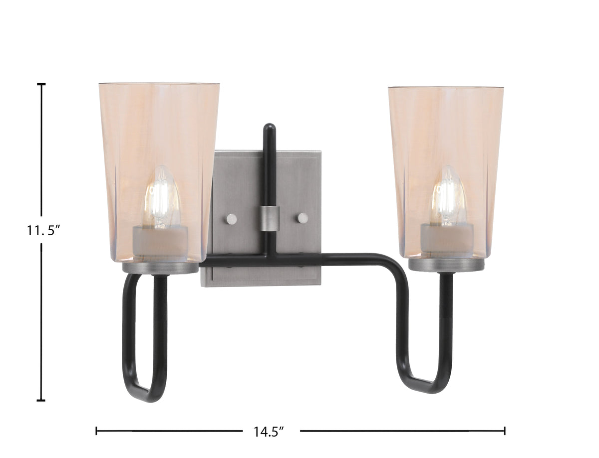 Toltec Lighting | 6222-MBGP-263