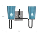 Toltec Lighting | 6222-MBGP-265