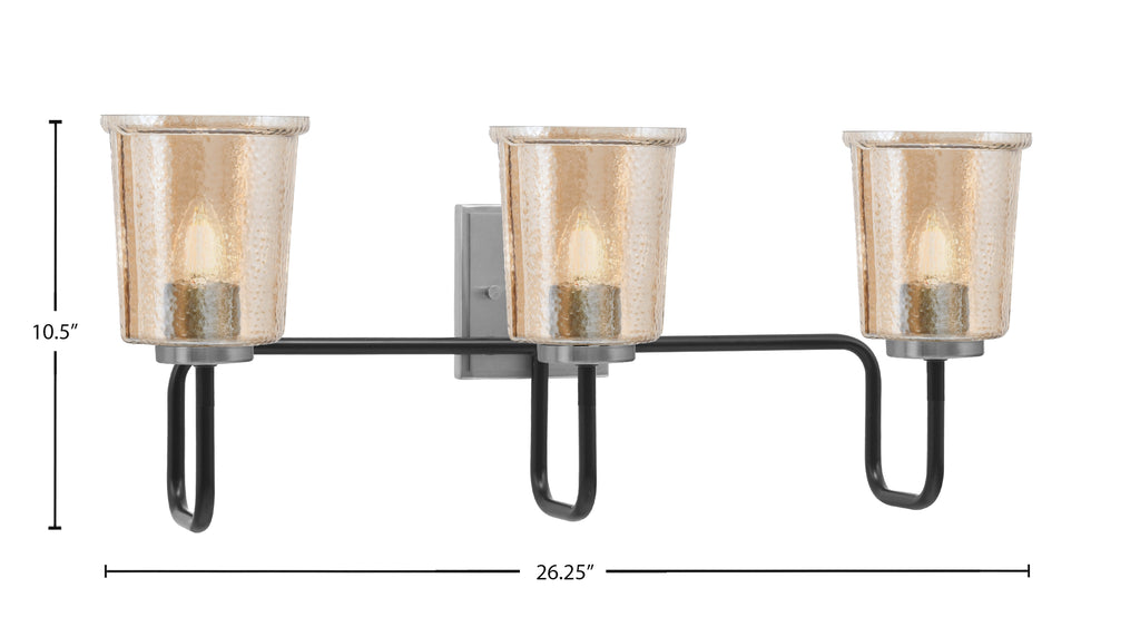 Toltec Lighting | 6223-MBGP-5033