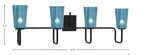Toltec Lighting | 6224-MB-265