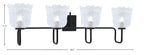 Toltec Lighting | 6224-MB-4230