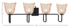 Toltec Lighting | 6224-MB-4233