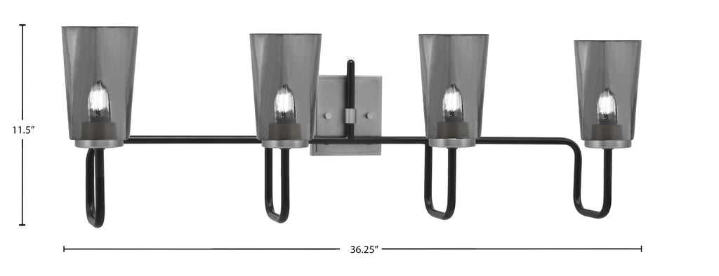Toltec Lighting | 6224-MBGP-262