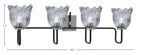 Toltec Lighting | 6224-MBGP-4232