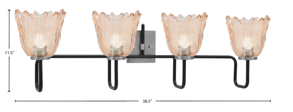Toltec Lighting | 6224-MBGP-4233