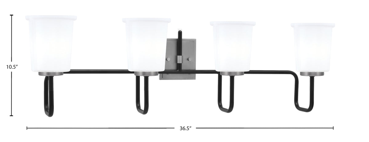 Toltec Lighting | 6224-MBGP-5031