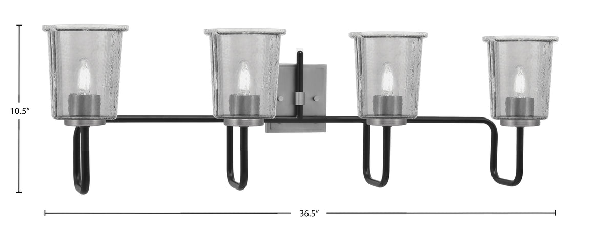 Toltec Lighting | 6224-MBGP-5032