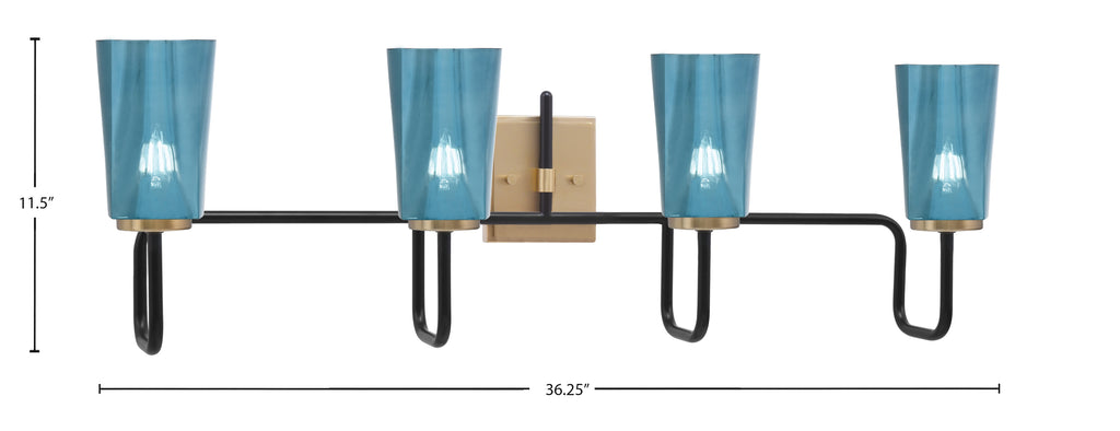 Toltec Lighting | 6224-MBNAB-265