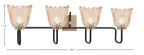 Toltec Lighting | 6224-MBNAB-4233