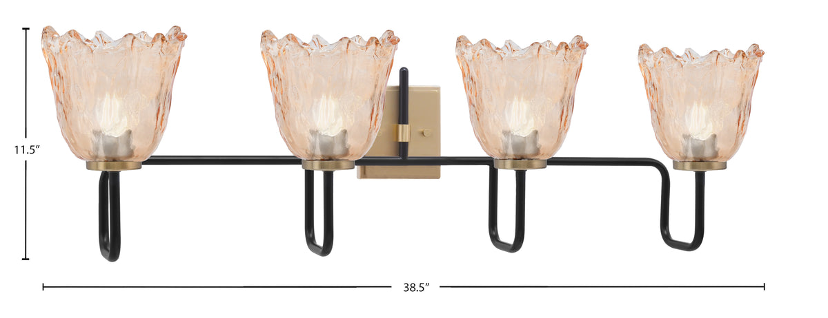 Toltec Lighting | 6224-MBNAB-4233