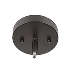 Rocklin One Light Pendant in Matte Black with 8.75" Clear Bubble Shade