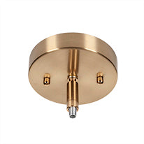 Zola One Light Pendant in New Age Brass with 7.5" Smoke Textured Shade