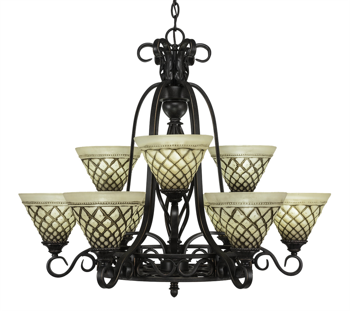 Toltec Lighting | 869-DG-7185