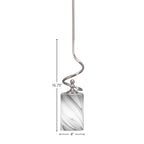 Capri One Light Mini Pendant in Brushed Nickel with 4" Onyx Swirl Shade