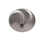 Capri Four Light Chandelier in Brushed Nickel with 6" Clear Bubble Shade