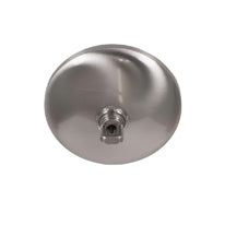 Capri Four Light Chandelier in Brushed Nickel with 6" Clear Bubble Shade