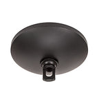 Capri Four Light Chandelier in Matte Black with 6" Clear Bubble Shade