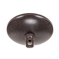 Capri Eight Light Chandelier in Dark Granite with 5.75" White Marble Shade