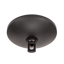 Capri Eight Light Chandelier in Matte Black with 5.75" Smoke Bubble Shade