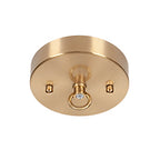 Cordova One Light Pendant in New Age Brass with 5" Silver Textured Shade