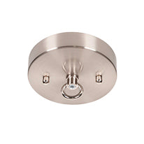 Carina One Light Pendant in Brushed Nickel with 8.25" Opal Frosted Shade