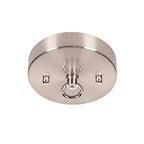 Carina One Light Pendant in Brushed Nickel with 14" Opal Frosted Shade