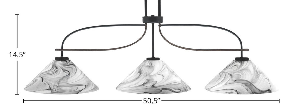 Toltec Lighting | 2936-MBDW-2169