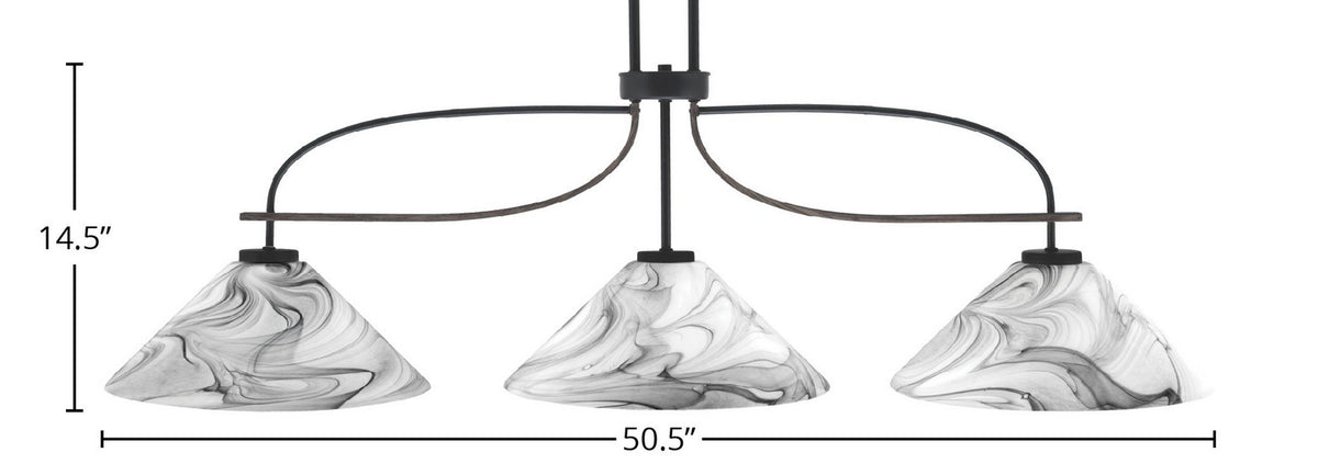 Toltec Lighting | 2936-MBDW-2169